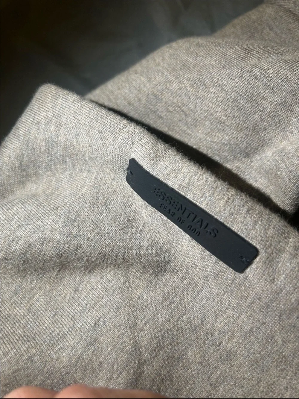 Essentials Fear of God Crewneck Sweatshirt in Taupe Brown